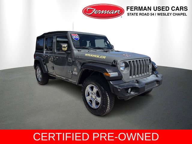 Certified 2020 Jeep Wrangler Unlimited Sport S