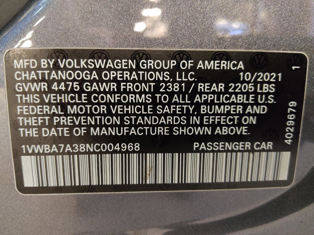 Used 2022 Volkswagen Passat 2.0T FWD image 33