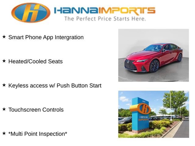 Used 2023 Lexus IS 350 F Sport w/ Memory Package RWD image 15