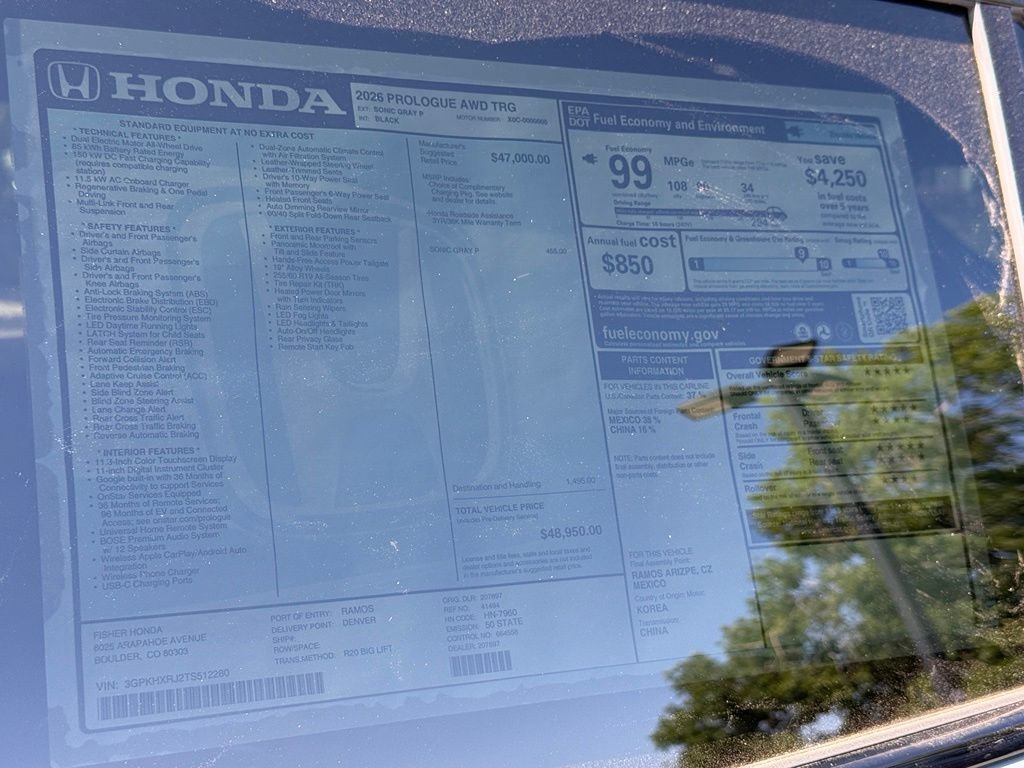 New 2026 Honda Prologue Touring image 27