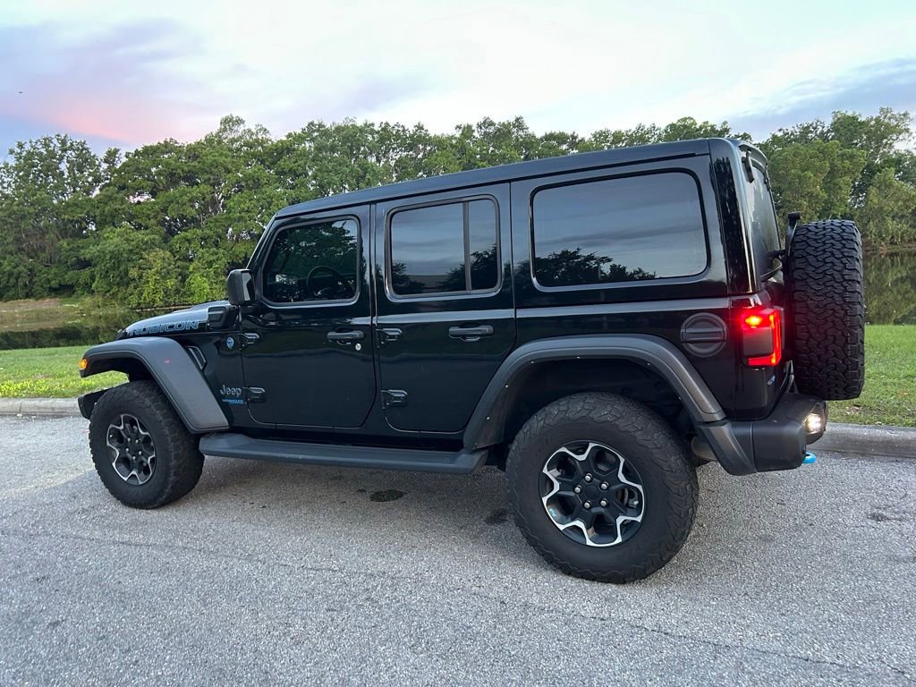 Used 2022 Jeep Wrangler Unlimited Rubicon 4xe w/ Steel Bumper Group image 3