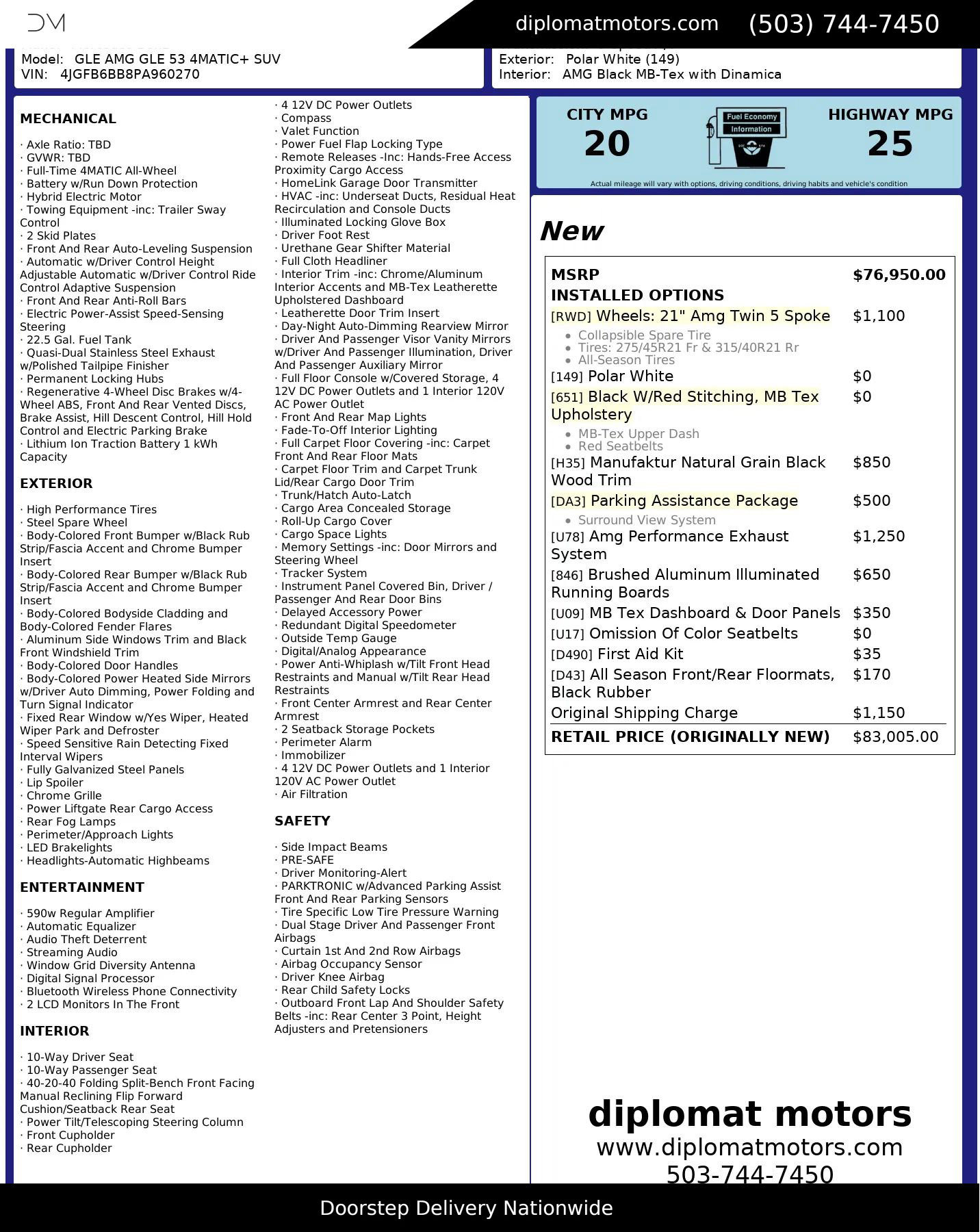 Used 2023 Mercedes-Benz GLE 53 AMG 4MATIC