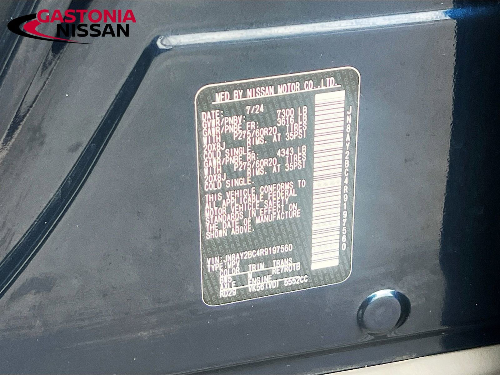 Used 2024 Nissan Armada SL w/ Cargo Package image 43