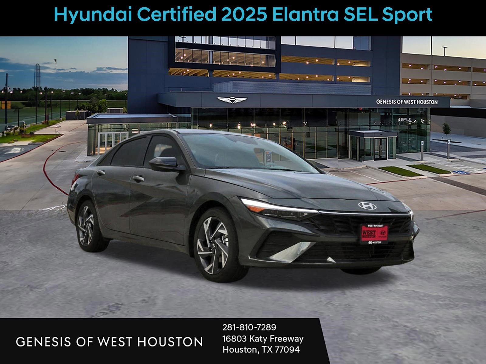 Certified 2025 Hyundai Elantra Sport