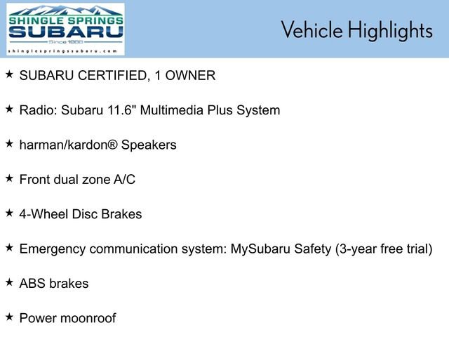 Certified 2025 Subaru Outback Onyx Edition AWD/4WD image 54