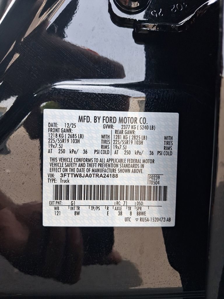 Used 2026 Ford Maverick XLT w/ Black Appearance Package image 38