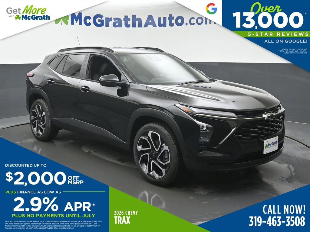New 2026 Chevrolet Trax RS w/ Driver Confidence Package image 1