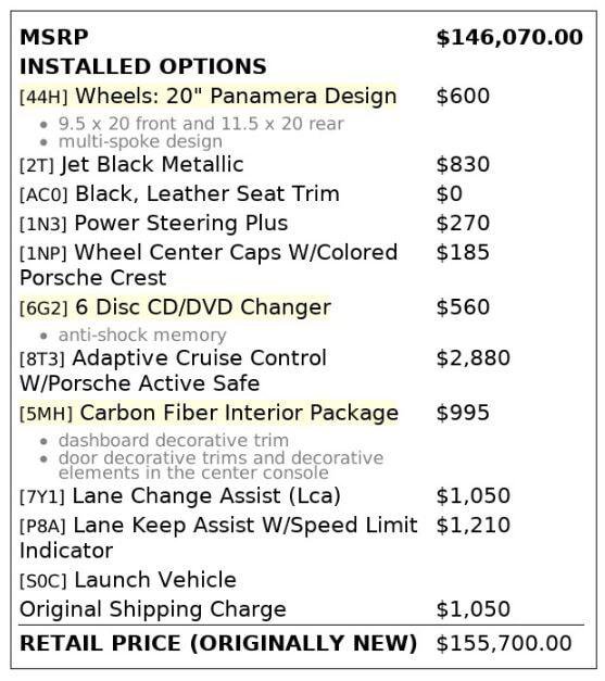 Used 2017 Porsche Panamera Turbo image 10