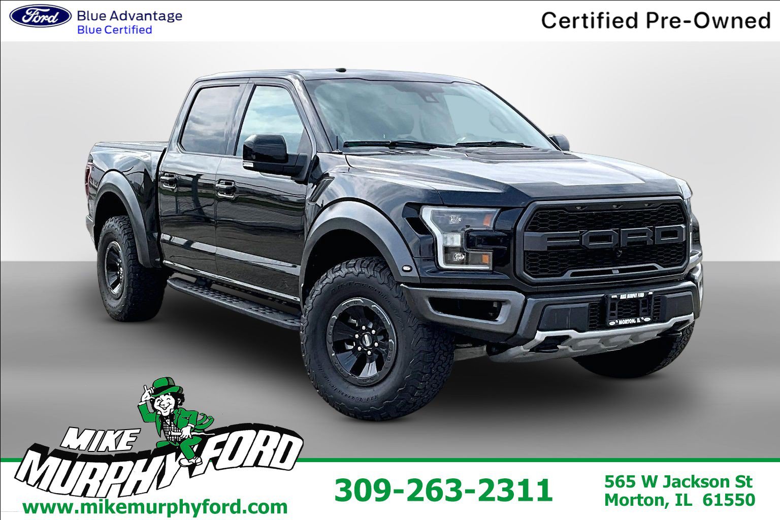 Certified 2017 Ford F150 Raptor w/ Equipment Group 802A Luxury