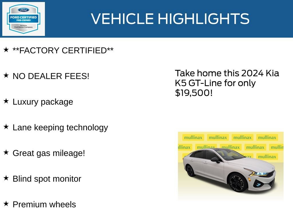 Used 2024 Kia K5 GT-Line FWD image 12