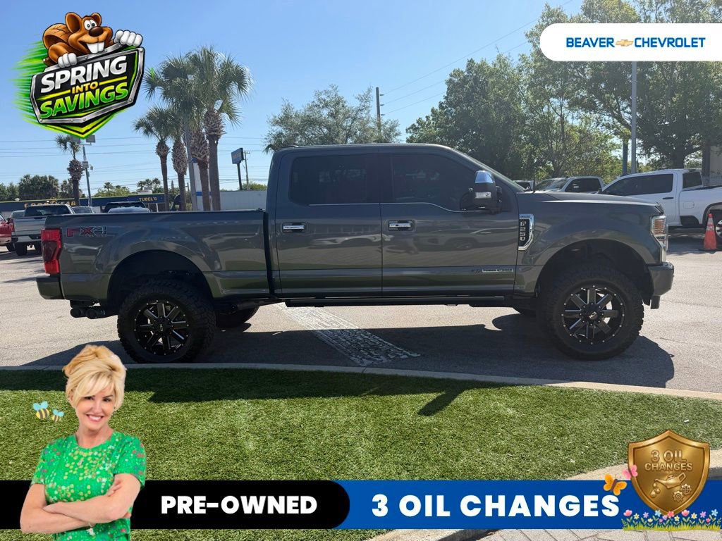 Used 2020 Ford F250 Platinum w/ FX4 Off-Road Package AWD/4WD image 3