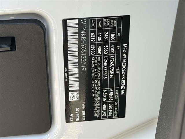 New 2025 Mercedes-Benz Sprinter 2500 image 18