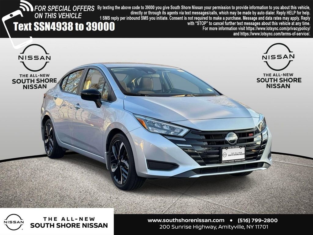 Certified 2025 Nissan Versa SR w/ Trunk Package FWD image 1