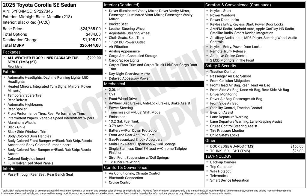 Used 2025 Toyota Corolla SE image 17