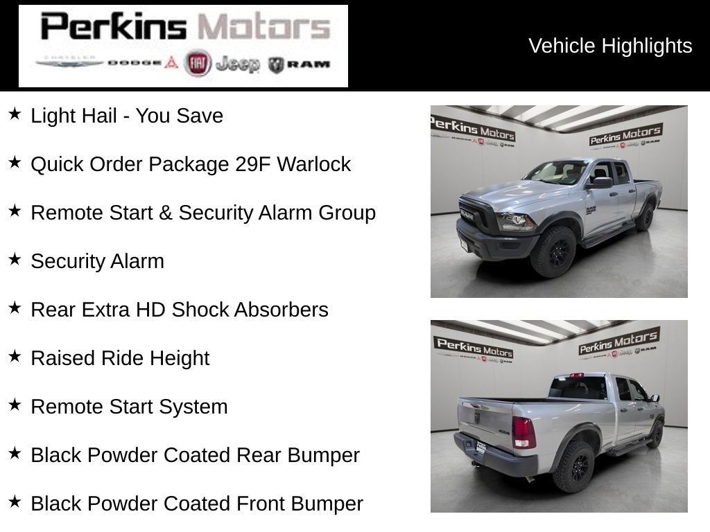 Certified 2021 RAM 1500 Warlock w/ Electronics Group AWD/4WD image 7