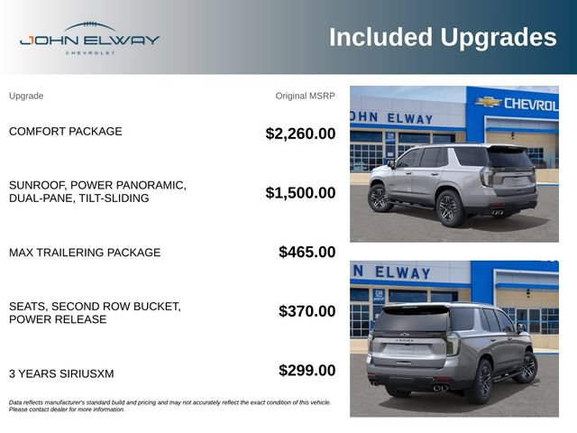 New 2026 Chevrolet Tahoe Z71 w/ Comfort Package AWD/4WD image 2
