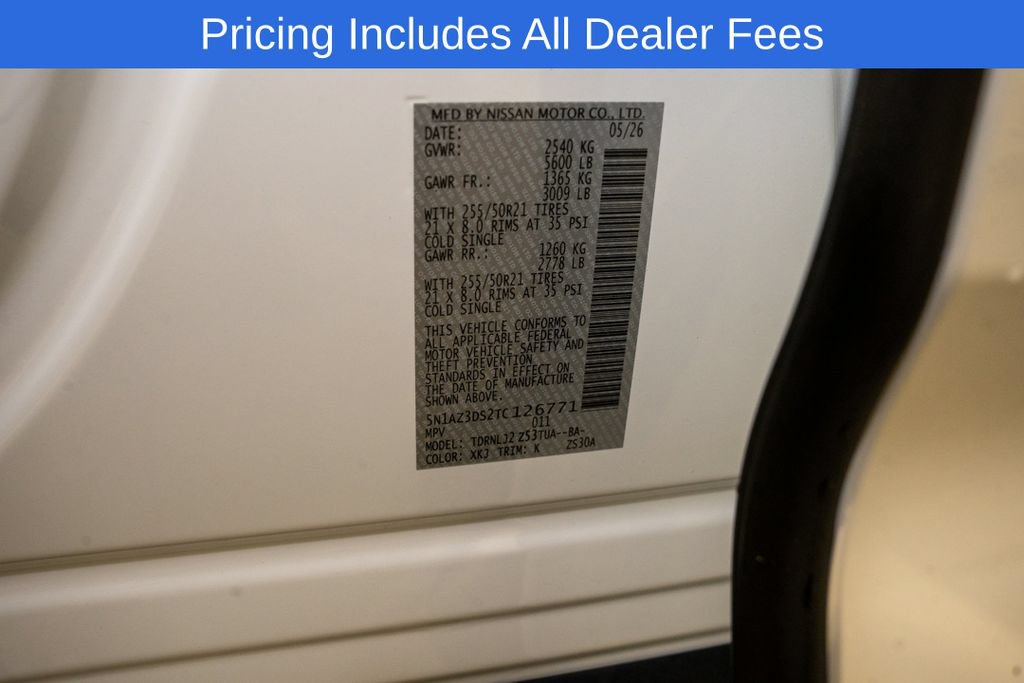 New 2026 Nissan Murano Platinum w/ Cargo Package AWD/4WD image 20