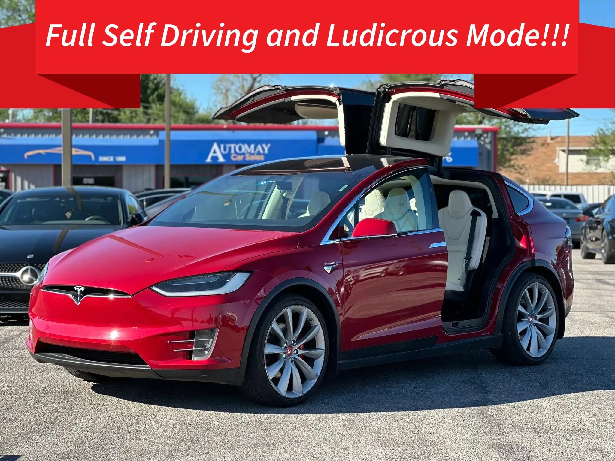 Used 2017 Tesla Model X P100D AWD/4WD image 1