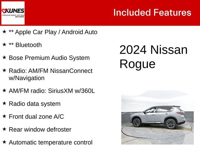Used 2024 Nissan Rogue Platinum w/ Platinum Premium Package image 3