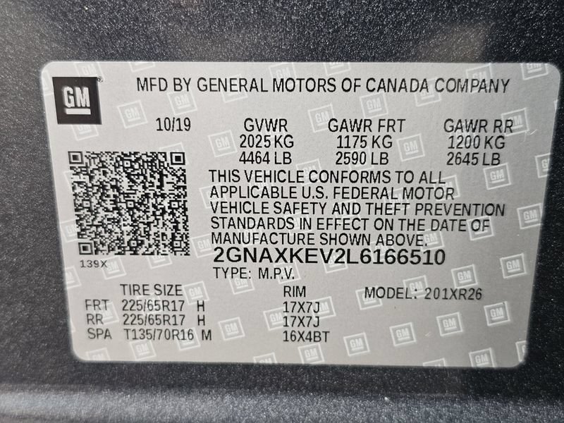 Used 2020 Chevrolet Equinox LT FWD image 48
