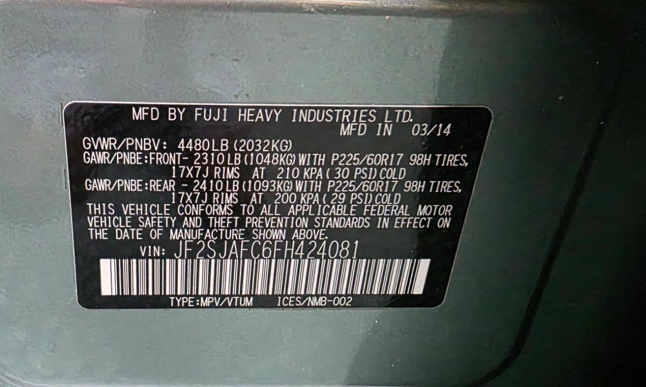 Used 2015 Subaru Forester 2.5i Premium image 39