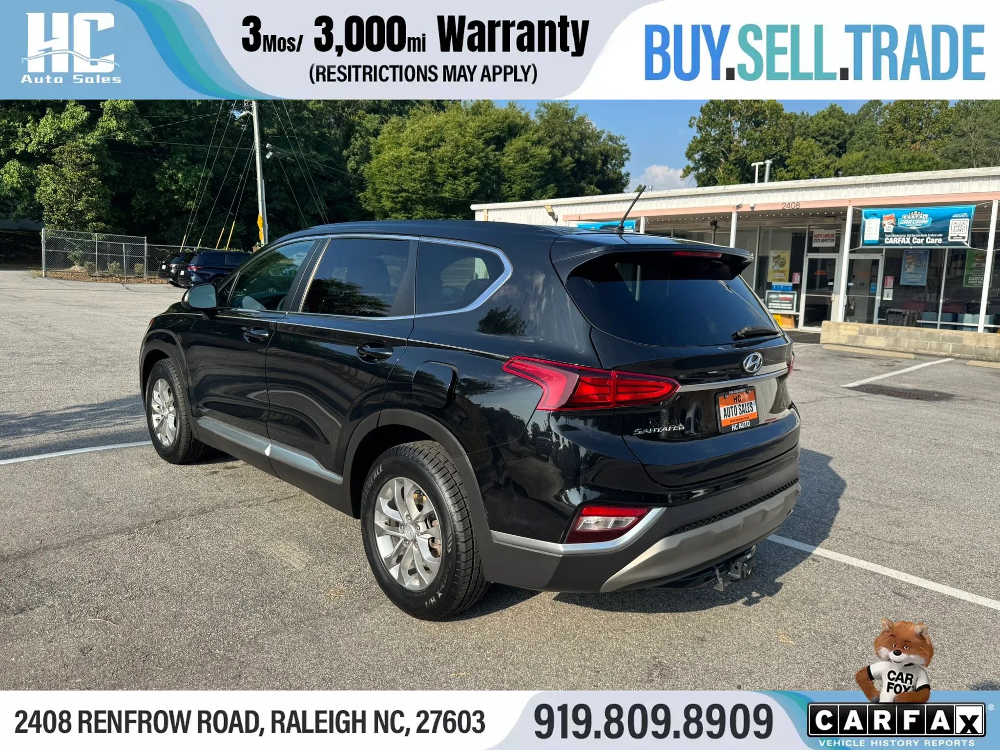Used 2020 Hyundai Santa Fe SE FWD image 3