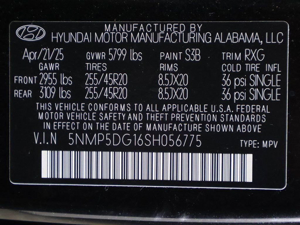 Certified 2025 Hyundai Santa Fe Calligraphy image 56