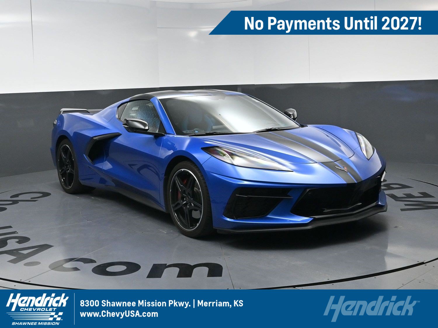 Used 2022 Chevrolet Corvette Stingray Premium Cpe w/ Z51 Performance Package RWD image 1