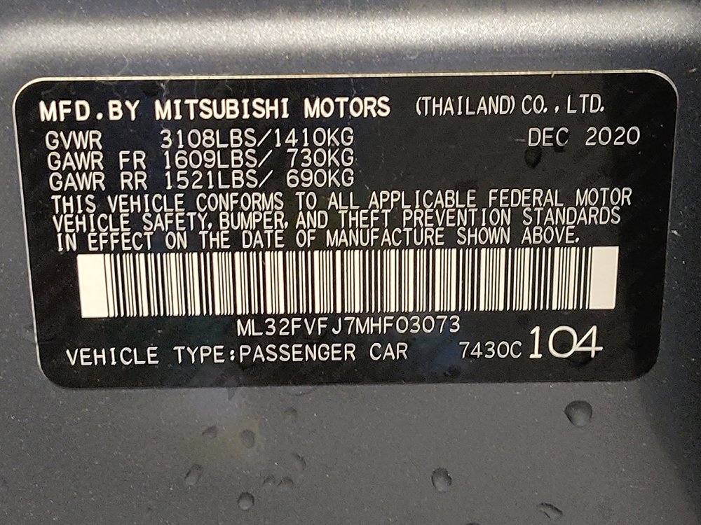 Used 2021 Mitsubishi Mirage G4 SE image 33
