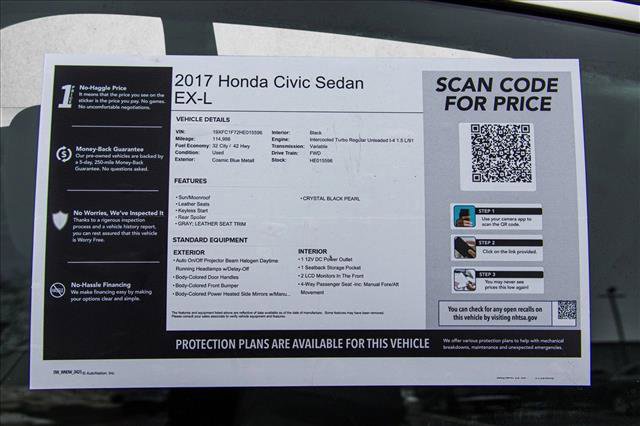 Used 2017 Honda Civic EX-L image 28