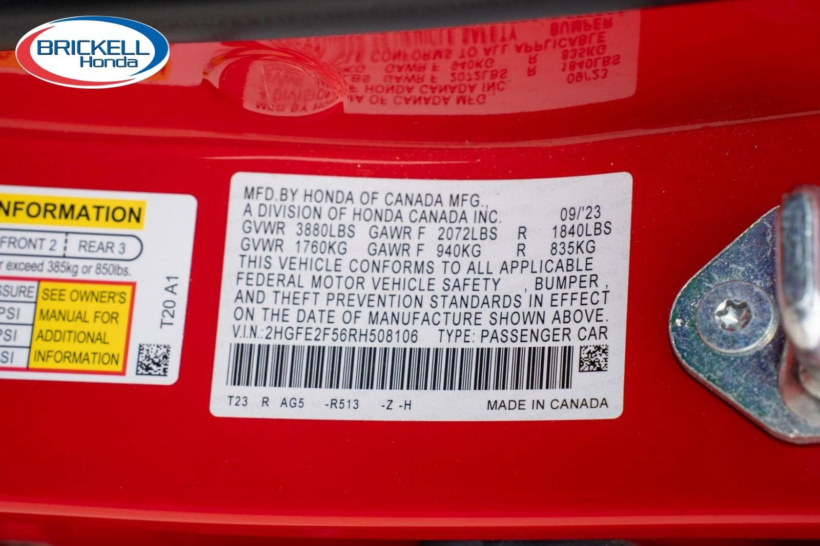 Certified 2024 Honda Civic Sport image 37