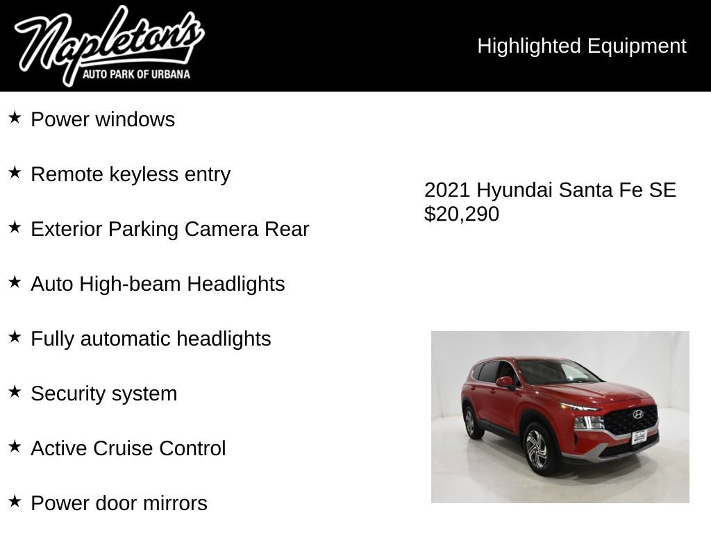 Used 2021 Hyundai Santa Fe SE AWD/4WD image 16
