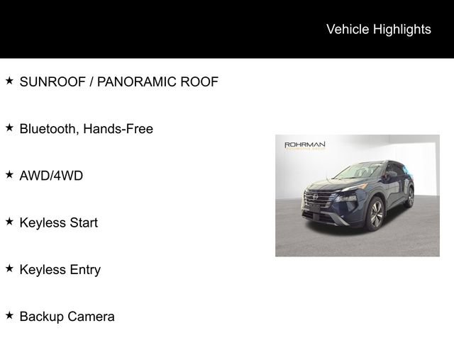 Used 2024 Nissan Rogue SL w/ SL Premium Package AWD/4WD image 9