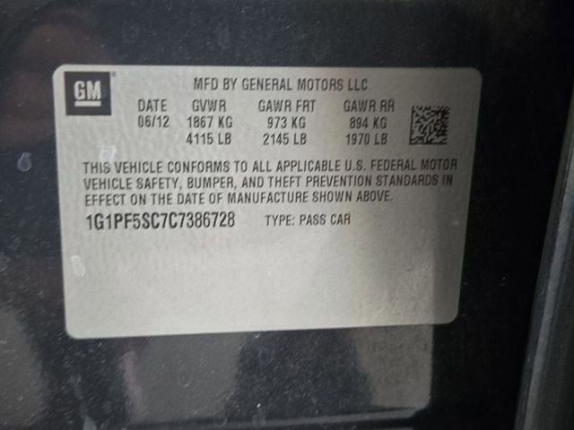 Used 2012 Chevrolet Cruze LT w/ RS Package image 16