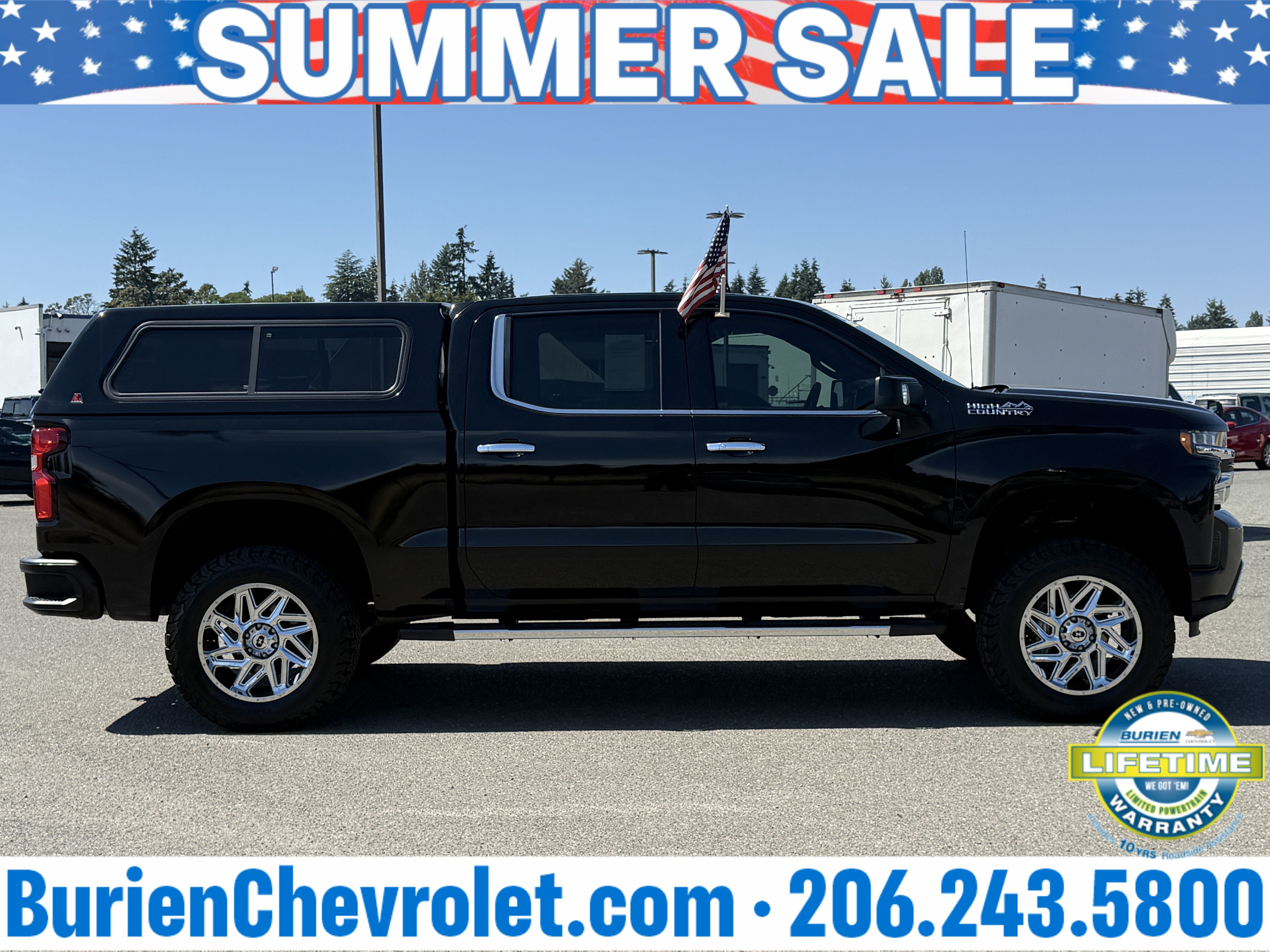 Used 2020 Chevrolet Silverado 1500 High Country w/ Technology Package AWD/4WD image 6