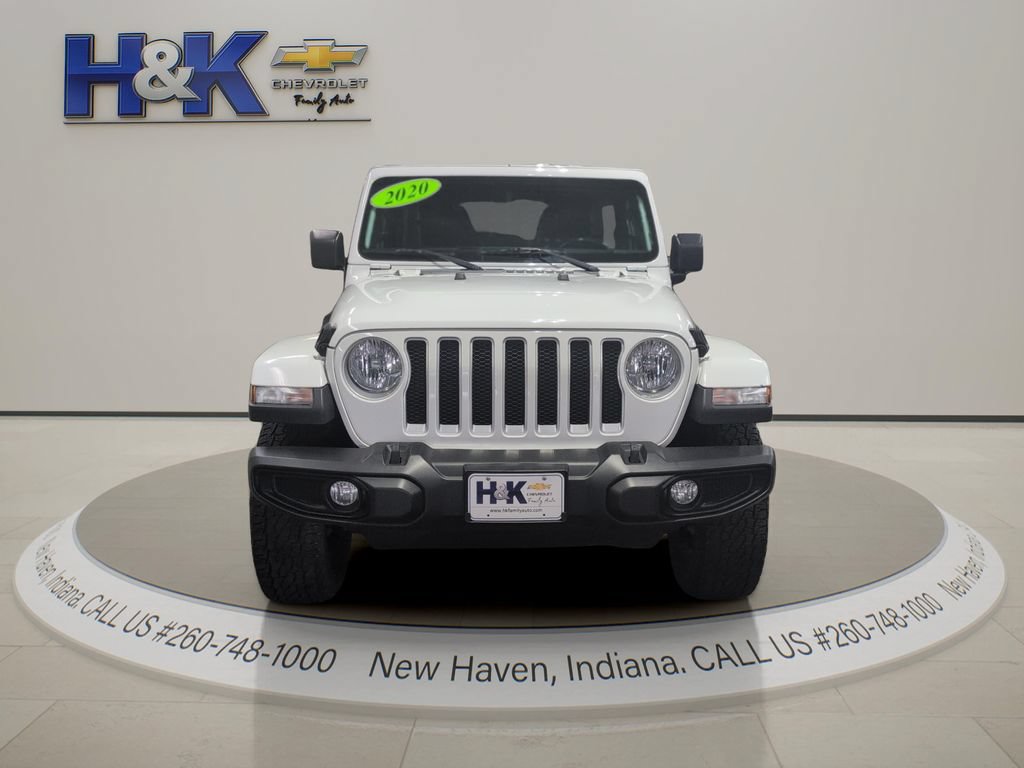Used 2020 Jeep Wrangler Unlimited Sahara w/ Uconnect 4C Nav & Sound Group AWD/4WD image 2