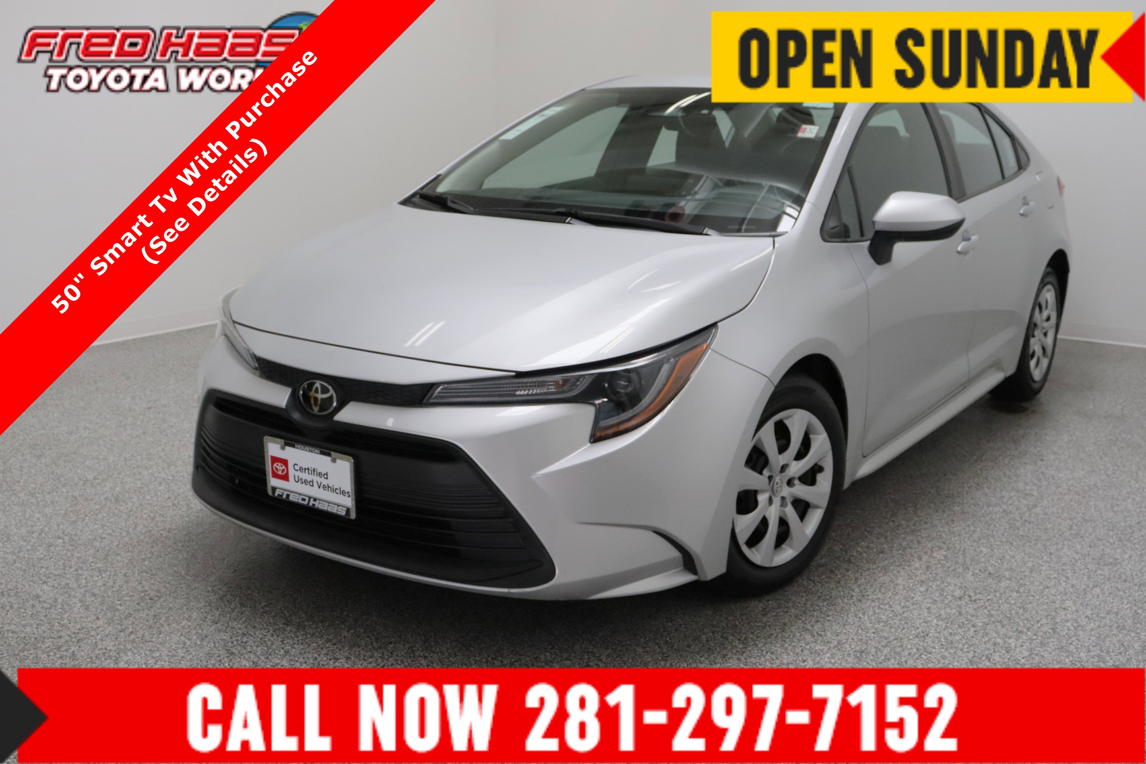 Certified 2023 Toyota Corolla LE w/ Carpet Mat Package (TMS) image 1