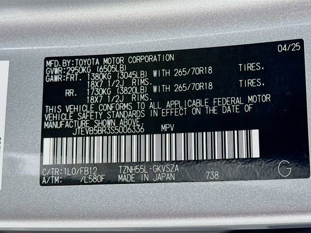 Certified 2025 Toyota 4Runner TRD Off-Road AWD/4WD image 16