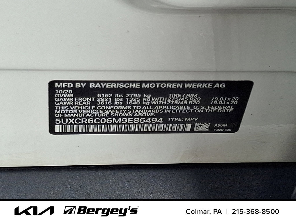Used 2021 BMW X5 xDrive40i w/ Convenience Package AWD/4WD image 30