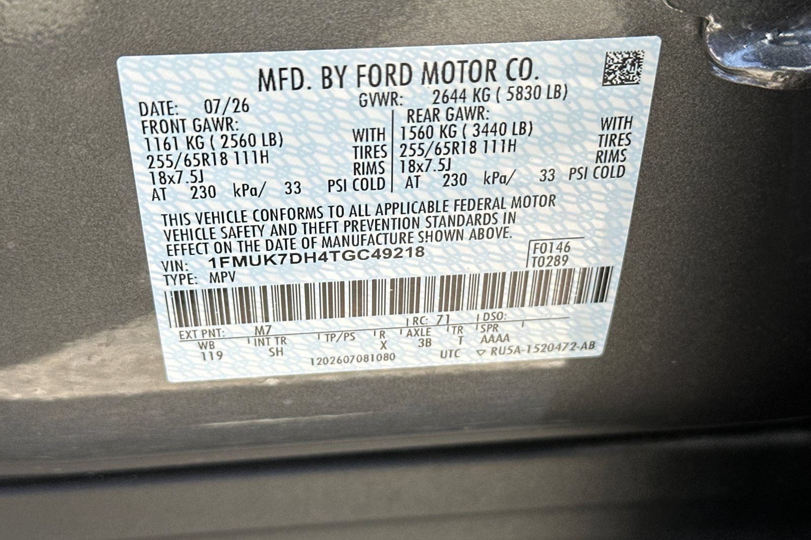 New 2026 Ford Explorer Active w/ Active Comfort Package RWD image 29