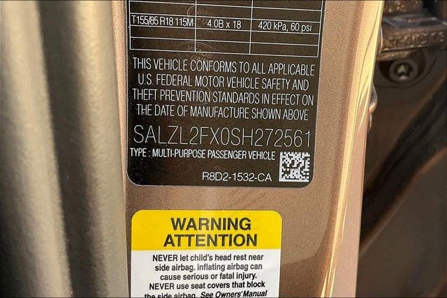 New 2025 Land Rover Range Rover Evoque Dynamic SE image 8