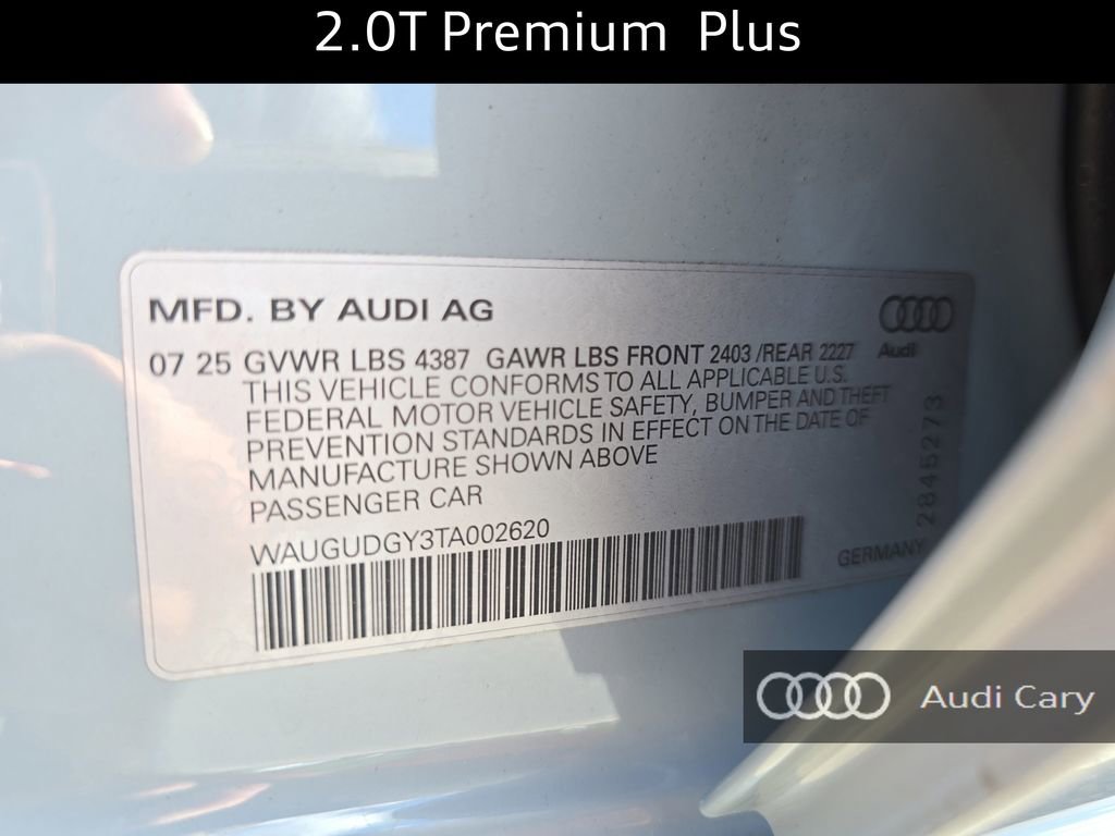 New 2026 Audi A3 2.0T Premium Plus image 36