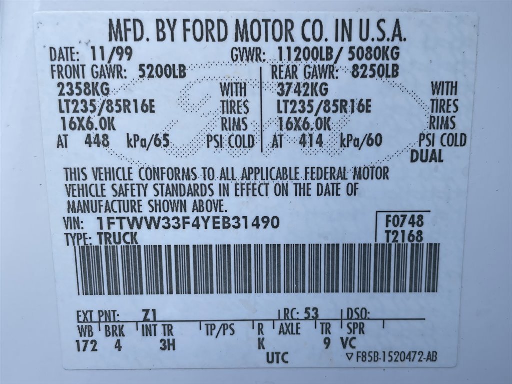 Used 2000 Ford F350 XLT image 33