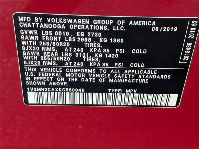 Used 2019 Volkswagen Atlas SEL image 26