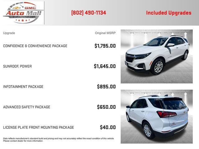 Used 2022 Chevrolet Equinox LT AWD/4WD image 4