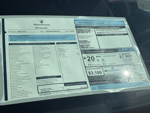 New 2026 Maserati Grecale Modena AWD/4WD image 47