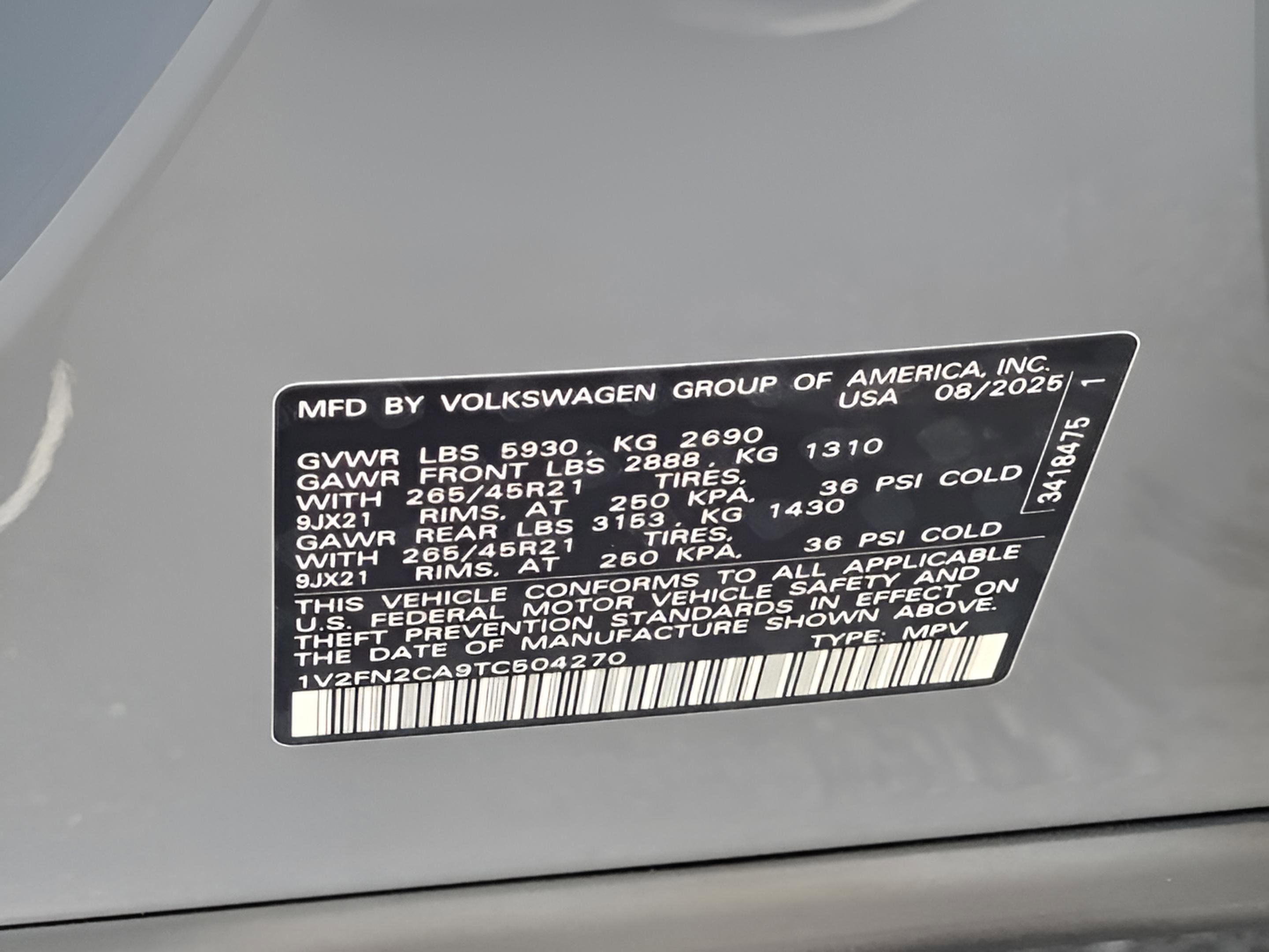 New 2026 Volkswagen Atlas SEL Premium R-Line image 23