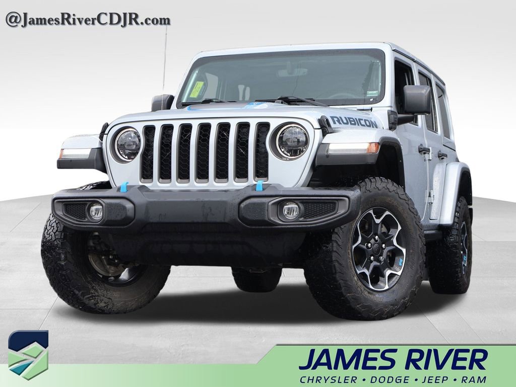 Used 2023 Jeep Wrangler Unlimited Rubicon 4xe w/ Cold Weather Group AWD/4WD image 1