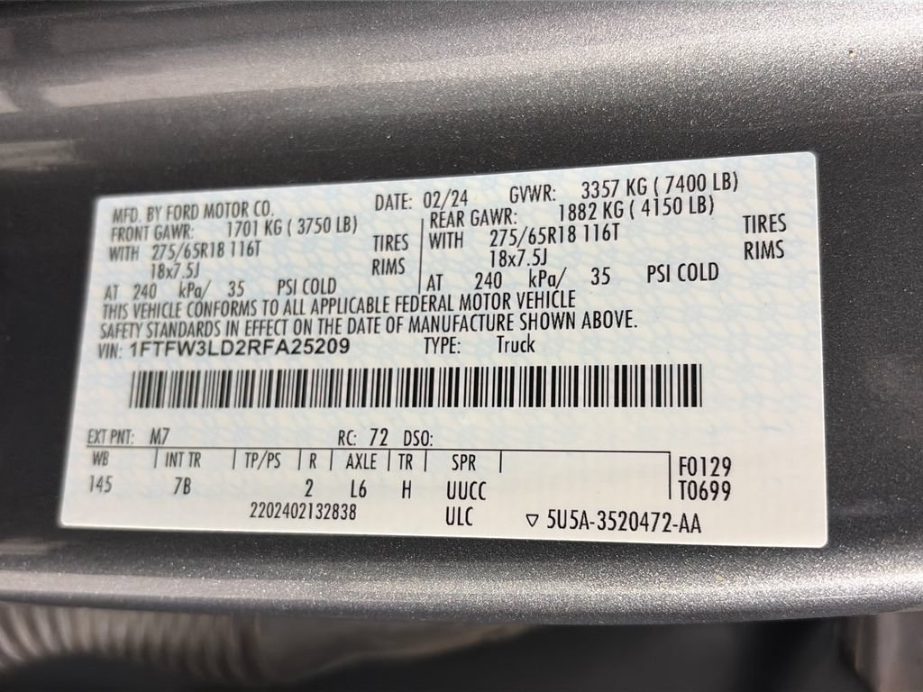 Used 2024 Ford F150 XLT w/ Mobile Office Package AWD/4WD image 9