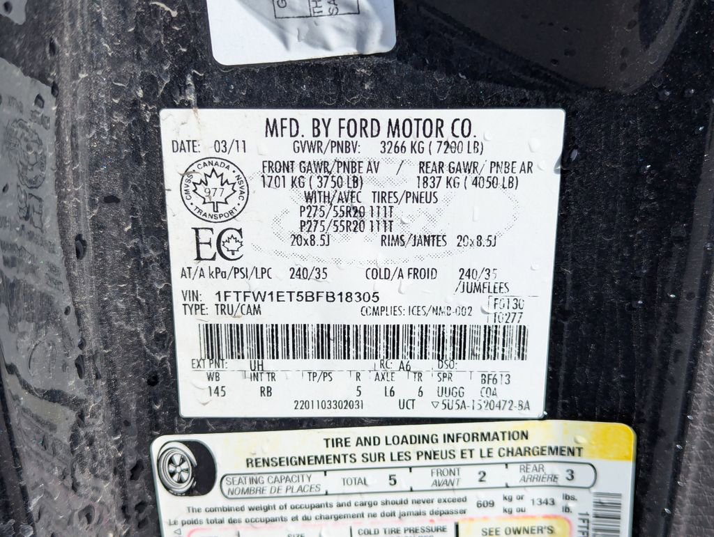 Used 2011 Ford F150 FX4 AWD/4WD image 15